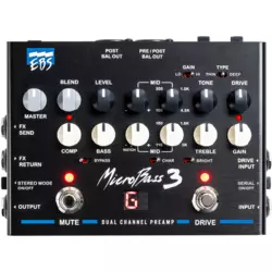 EBS MicroBass 3 - Bas Preamp i Di Box