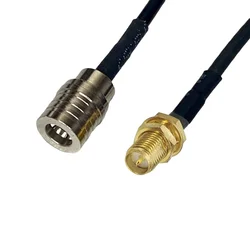 shumee Pigtail QMA vtič/SMA-RP vtičnica RG174 3m