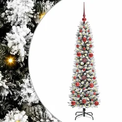 Umjetno božićno drvce Bijela 120 cm PVC i Metal i Plastika
