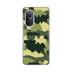 TELEMPIRE Silikonska maska Print Skin za Huawei Nova 9 SE Army maslinasta