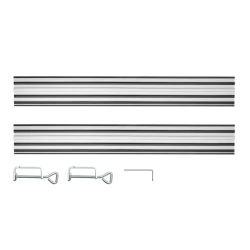 Vodila 2 x 700 mm, adapter, 2 objemki 58G023-732