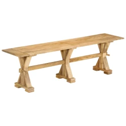 vidaXL Klop 160x35x45 cm trden mangov les