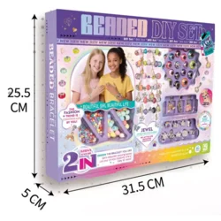 Naredi sam! 2-v-1 komplet za izdelavo zapestnic