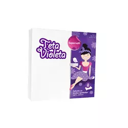 Teta Violeta Salvete Supersoft, 38x38, 25 komada, Bele