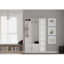 Hanah Home Ormar za hodnik Rb-054, 120x200x35 cm, Beli