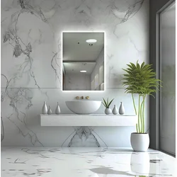 Kadu Elegansa LED ogledalo, Pozadinska rasveta, Pravougaono, Prekidač na dodir, 50x70