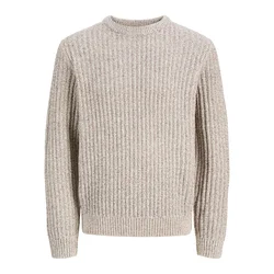 JACK & JONES Pulover JJJAXON pegasto bela
