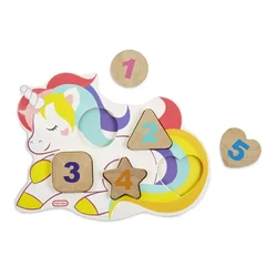Little Tikes Wooden Critters Lesena sestavljanka s številkami