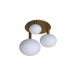 Eglo 300498 - Plafonski luster ERCALTO 3xE27/25W/230V zlatni