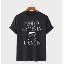 MAFIMI Majica Meni od gemista nije nista, Crna
