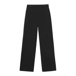 Pull&Bear Hlače  črna