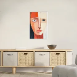 Canvas Slika na platnu Portret 80x120cm, Sa ramom, Beli
