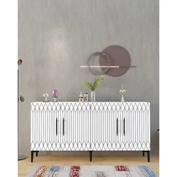 Hanah Home Konzolni sto Ressi, 150x75x35 cm, Beli