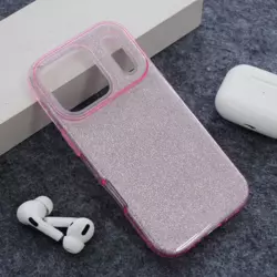 Maska Crystal Dust za iPhone 17 Pro pink