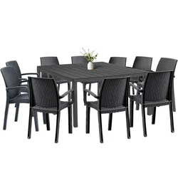 Set vrtnega pohištva Letta 10+1 grafit