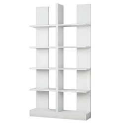 Hanah Home Ikiz White Polica za knjige 100x187x25.8cm, Bela