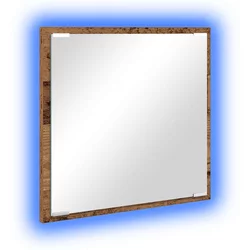 LED kupaonsko ogledalo Zidne Staro drvo 40 x 37 x 8.5 cm