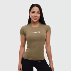 GymBeam Ženska majica kratkih rukava FIT Olive