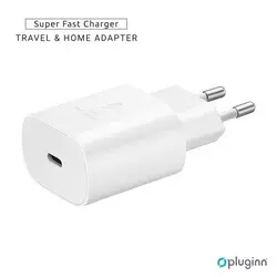 Kućni Punjač Pluginn AJ-25 KP-614C PD Fast 25W za Samsung beli CE