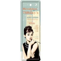 NOSTALGIC ART Metalni obeleživač Breakfast at Tiffanys Blue