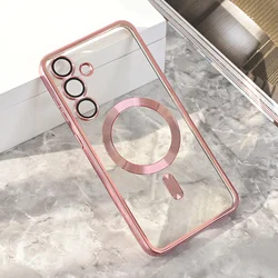 Maska za Samsung Galaxy S25 Plus Magsafe Lux roze