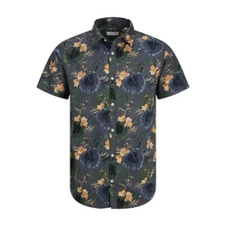JACK & JONES Muška košulja na kratke rukave 12269137, Siva