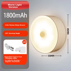 Datouren Lampa sa senzorom pokreta, 1800mAh, Bela