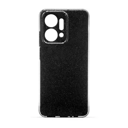 Maska za telefon GLITTER CASE 2 za Huawei Honor X7A, Crna