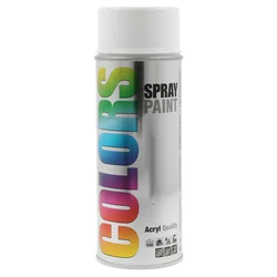 Lak sprej Colors RAL 9010 beli 400ml Motip