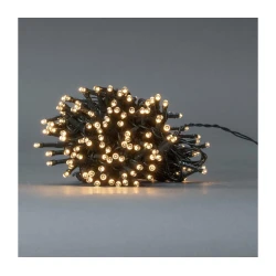 Nedis CLBO192 - LED  lanac 192xLED/7 funkcija/3xAA 14,9m IP44 topla bela