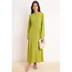 Trendyol Modest Ženska haljina Tctss26Eb00101, Zelena