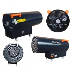 Kraft&Dele PLINSKI GRELEC VENTILATOR S TERMOSTATOM 100kW KD11707