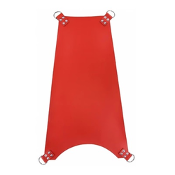 Saxos Red Leather Support Sling 4-Point, Adjustable, Cowhide, 100cm MRS010A