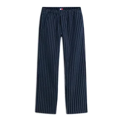 Tommy Jeans Hlače Jaimie  marine / bela