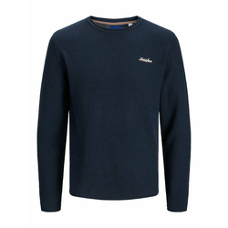 JACK & JONES Pulover, modra