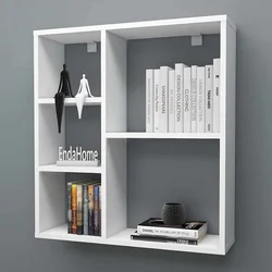 Hanah Home zidna polica Myra, 70,8 cm, bela