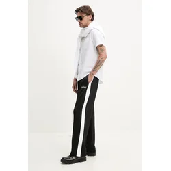 GUESS JEANS Hlače črna/bela