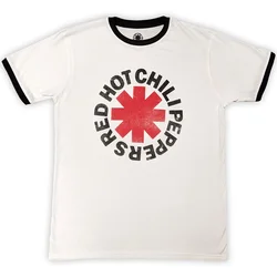 Red Hot Chili Peppers Logo Ringer Ringer White XL Majica