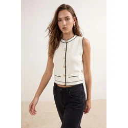 Trendyol Milla Ženska bluza, Krem