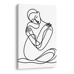 Slika ljubeče povezovanje linij - 100x150