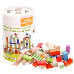 ECO TOYS Drvene kocke sa šarama 100kom (2007)