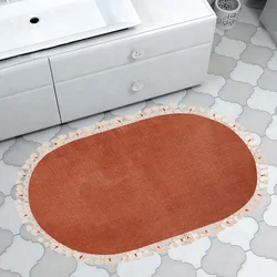 Hanah home Prostirka za kupatilo 50x75cm Braon