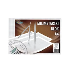 Kick Milimetarski Blok A4 (25 Listova)