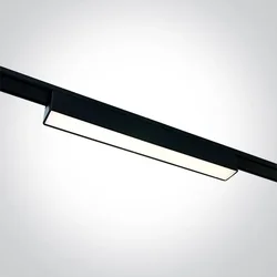 CRNA LINEARNA LED SVJETILJKA ZA FLAT MAGNETNE ŠINE 10W CCT 48V IP20