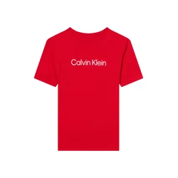 Calvin Klein Jeans Majica rdeča/bela