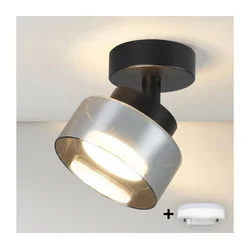 Brilagi - LED RGB prigušiva spot svetiljka AURA LUX 1xGX53/14W/230V Wi-Fi Tuya crna/dimljena