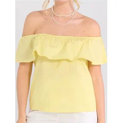 Sinsay - Španska bluza - svetlo žuta