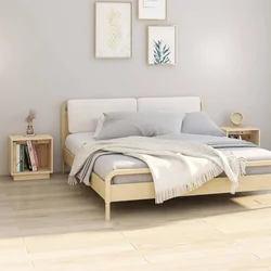 Vidaxl vidaXL Nočne omarice, komplet 2, 40x30x40 cm, masiven borov les