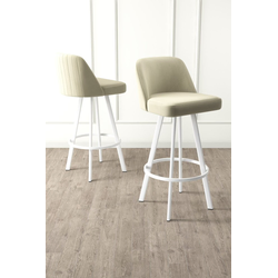 HANAH HOME Set barskih stolica (6 komada) Atex Cream White
