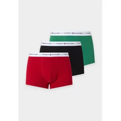 Tommy Hilfiger Underwear Boksarice Essential zelena/rdeča/črna/bela